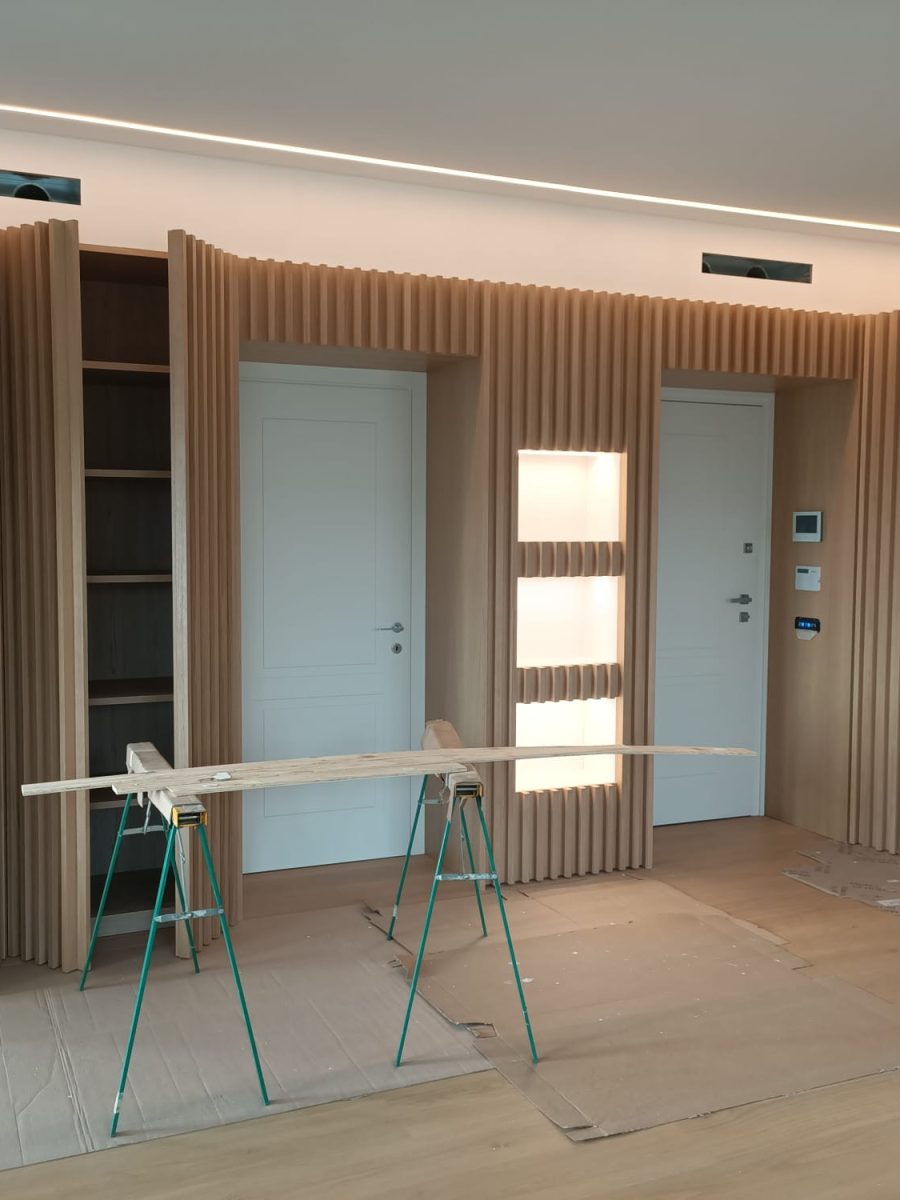 armadio a muro buoseri colore legno